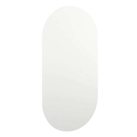 Spiegel met LED-verlichting ovaal 80x40 cm glas 4