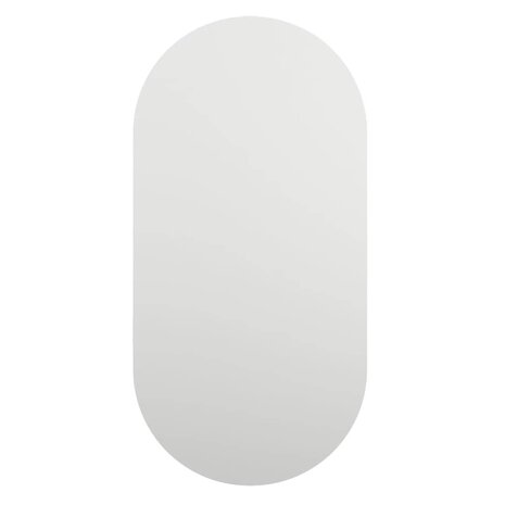 Spiegel met LED-verlichting ovaal 80x40 cm glas 5