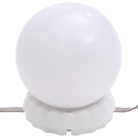 Spiegel met LED-verlichting boog 70x40 cm glas 11