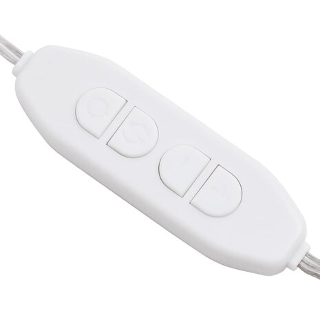 Spiegel met LED-verlichting boog 70x40 cm glas 12