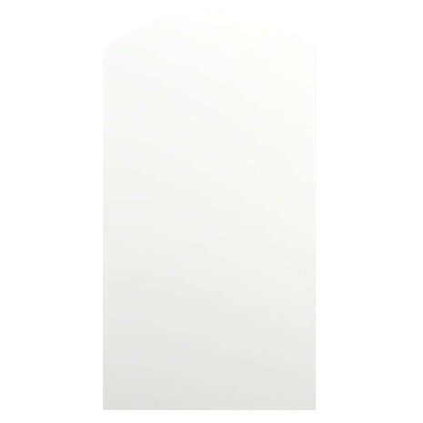 Spiegel met LED-verlichting boog 90x45 cm glas 5