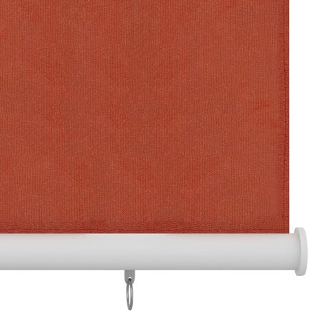 Rolgordijn voor buiten 220x140 cm HDPE terracottakleurig 3