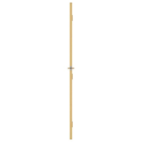 Binnendeur smal 93x201,5 cm gehard glas en aluminium goudkleur 5