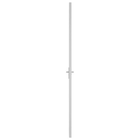 Binnendeur 76x201,5 cm ESG-glas en aluminium wit 4