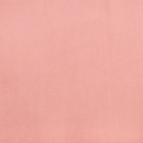 Bankje 100x30x30 cm fluweel roze 6