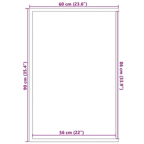 Deurmat 60x90 cm antracietkleurig 7