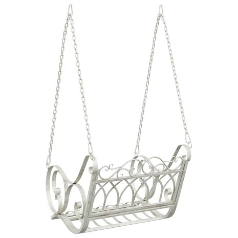 Schommelbank Staal 71 x 75 x 59 cm Antiek wit 5