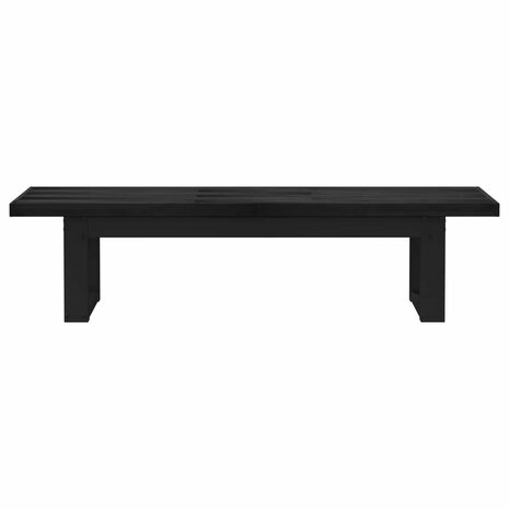 Eetbank NOAIN 180 x 41 x 45 cm Massief grenenhout Zwart 3