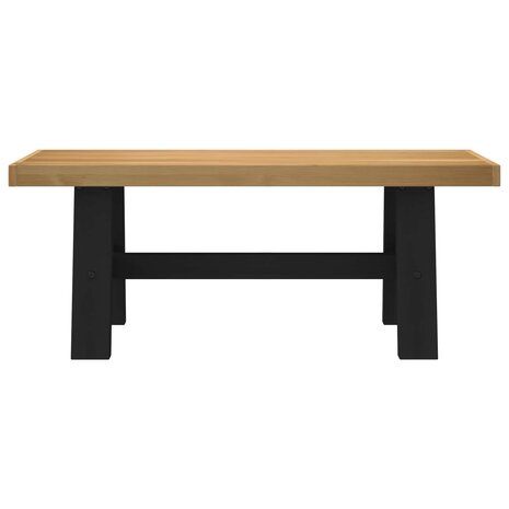 Eetbank NOAIN 120 x 41 x 45 cm Massief grenenhout Naturel 3