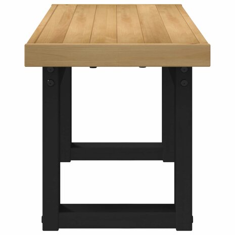 Eetbank NOAIN 120 x 41 x 45 cm Massief grenenhout Naturel 4
