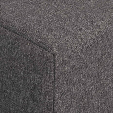 Vouwbare Bankbed Lichtgrijs 200 x 70 x 10 cm Stof 7