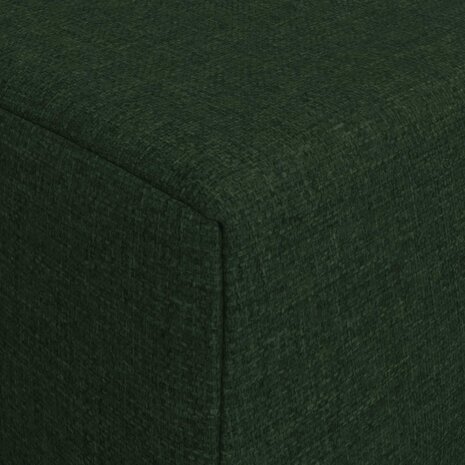 Vouwbare Bankbed Donkergroen 200 x 70 x 10 cm Stof 7