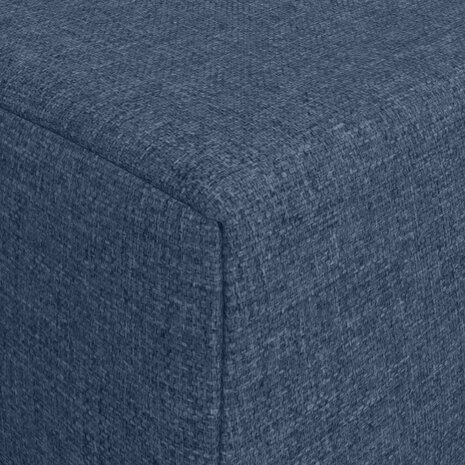Vouwbare Bankbed Blauw 200 x 70 x 10 cm Stof 7