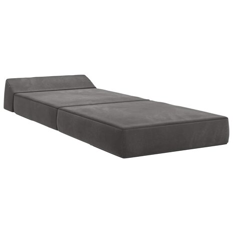Vouwbare Bankbed Donkergrijs 60 x 70 x 41 cm Stof 3