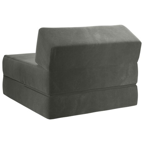 Vouwbare Bankbed Donkergrijs 60 x 70 x 41 cm Stof 5