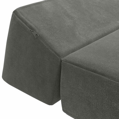 Vouwbare Bankbed Donkergrijs 60 x 70 x 41 cm Stof 6