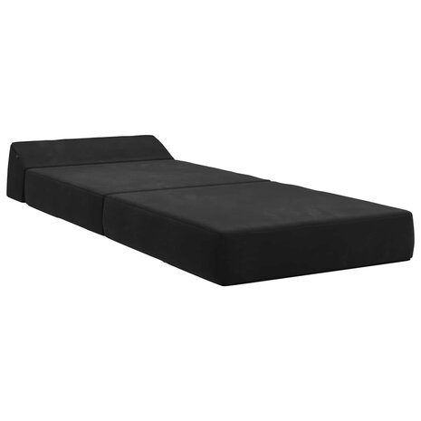 Vouwbare Bankbed Zwart 60 x 70 x 41 cm Stof 3