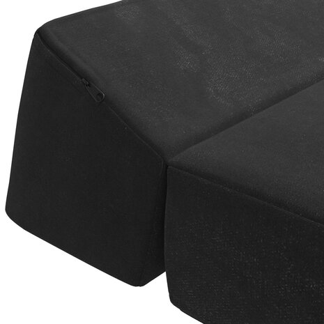 Vouwbare Bankbed Zwart 60 x 70 x 41 cm Stof 6
