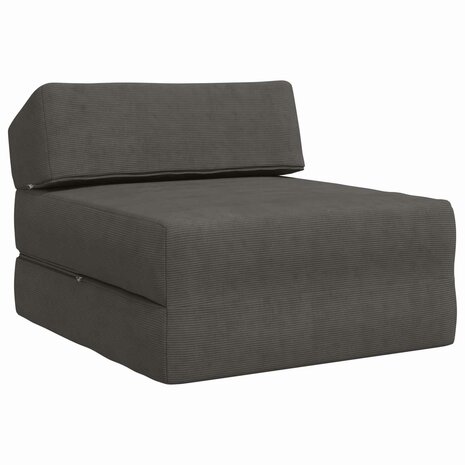 Vouwbare Bankbed Donkergrijs 60 x 70 x 41 cm Stof 2