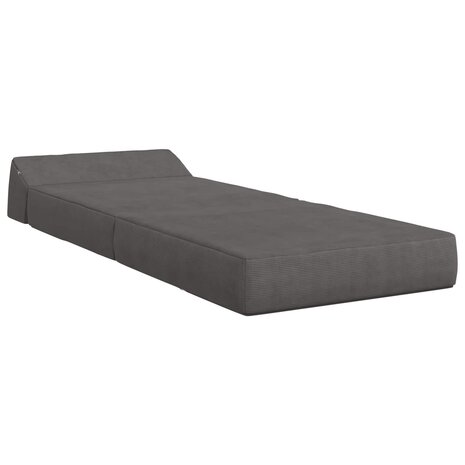 Vouwbare Bankbed Donkergrijs 60 x 70 x 41 cm Stof 3