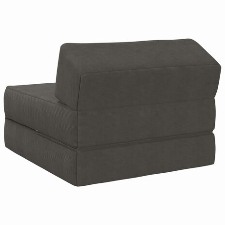 Vouwbare Bankbed Donkergrijs 60 x 70 x 41 cm Stof 5
