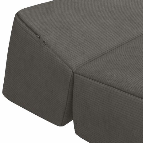 Vouwbare Bankbed Donkergrijs 60 x 70 x 41 cm Stof 6