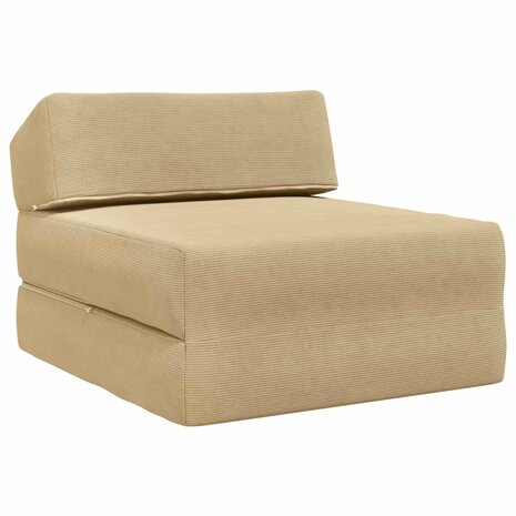 Vouwbare Bankbed Groen Grijs 60 x 70 x 41 cm Stof 2