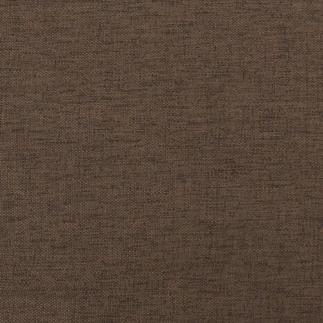 Voetenbank 45x29,5x35 cm stof en kunstleer bruin 5