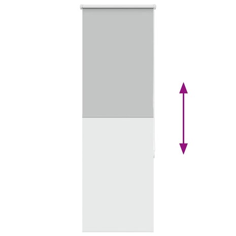 Rolgordijn verduisterend 40x130cm stofbreedte 35,7 cm polyester 9