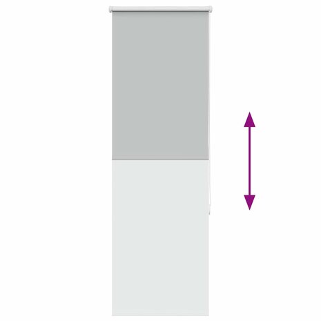 Rolgordijn verduisterend 55x175cm stofbreedte 50,7 cm polyester 9
