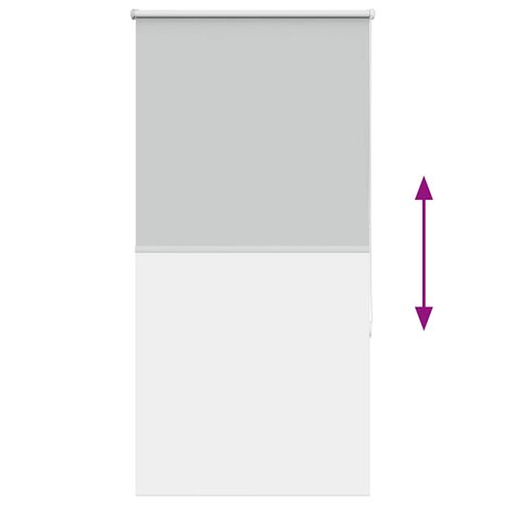 Rolgordijn verduisterend 65x175cm stofbreedte 60,7 cm polyester 9