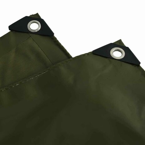 Zeil 650g / m&sup2; Olijf Groen 1,5 x 2,5 m Canvas met PVC-coating 5