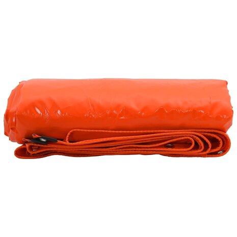 Zeil 650g / m&sup2; Oranje 1 x 2,5 m Canvas met PVC-coating 4