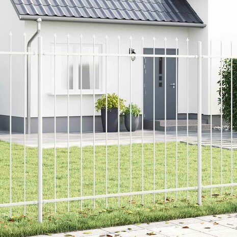 Tuinhek Woerden Wit 1,7 x 1,5 m Poedercoating staal 1
