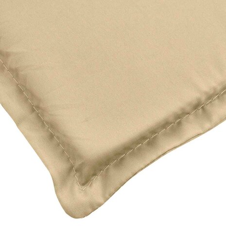 Terrasstoelkussen (75+105) x 50 x 4 cm stof gem&ecirc;leerd beige 6