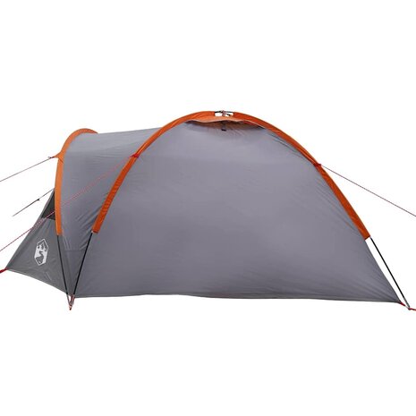 Camping Tent 4-persoons 308 x 268 x 130 cm Grijs en oranje 5