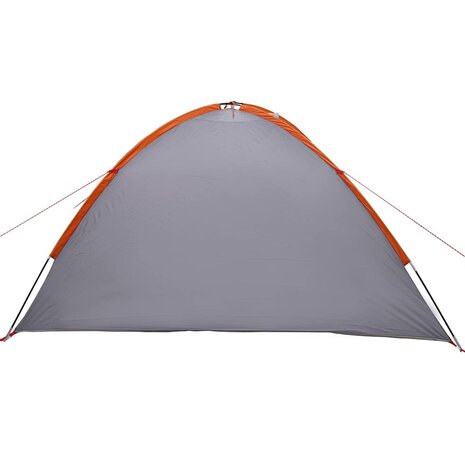 Camping Tent 4-persoons 308 x 268 x 130 cm Grijs en oranje 6
