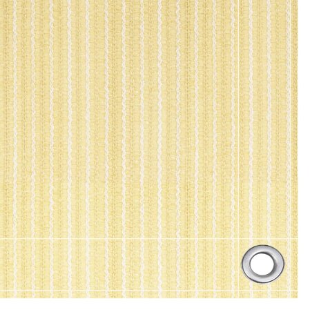 Balkonscherm 90x600 cm HDPE beige 3