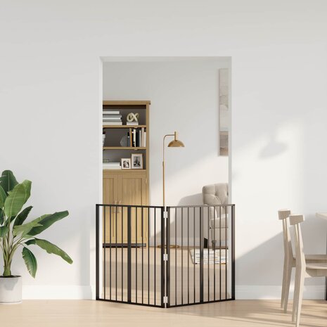 Hondenhek 2 pcs Zwart 80 x 80 cm Gegalvaniseerd staal 3