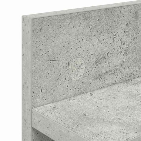 Wandgemonteerde kapstok Beton Grijs 60 x 10,5 x 18 cm 8