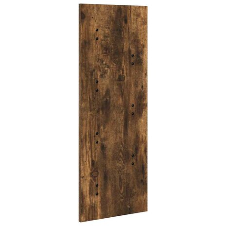 Wandgemonteerde kapstok Gerookt eiken 30 x 1,5 x 80 cm 7