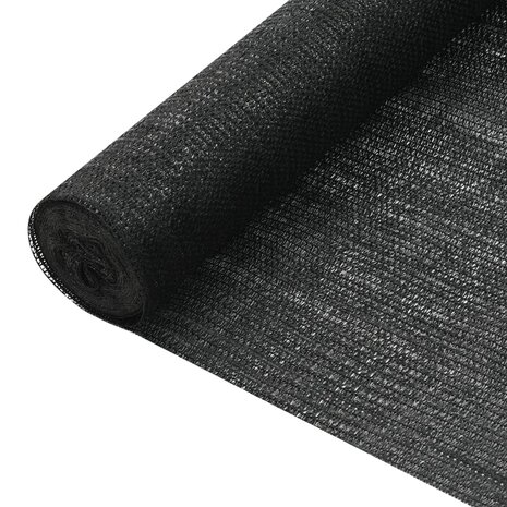 Privacynet 75 g/m&sup2; 1,2x10 m HDPE zwart 1