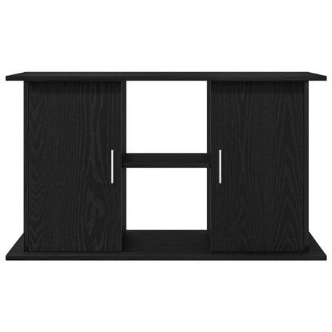 Aquariumstandaard Zwart Eiken 101x41x58 cm Bewerkt Hout 5