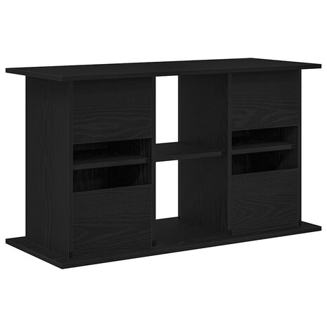 Aquariumstandaard Zwart Eiken 101x41x58 cm Bewerkt Hout 7