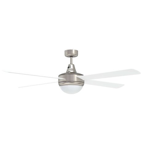 Plafondventilator met licht en afstandsbediening &Oslash; 130 cm Wit 5