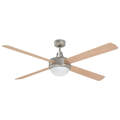 Plafondventilator met licht en afstandsbediening &Oslash; 130 cm 6