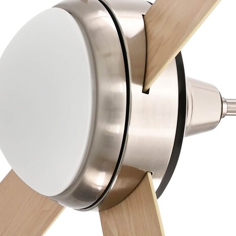 Plafondventilator met licht en afstandsbediening &Oslash; 130 cm 8
