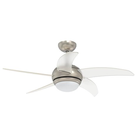 Plafondventilator met licht en afstandsbediening &Oslash; 110 cm 4