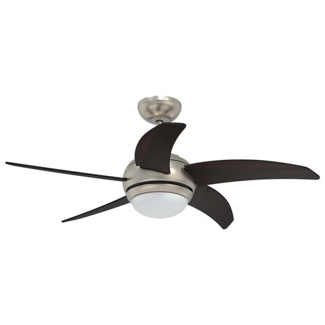 Plafondventilator met licht en afstandsbediening &Oslash; 110 cm 4