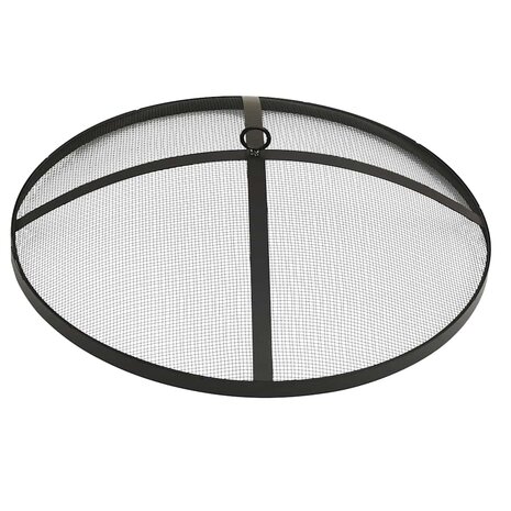Vuurschaal en barbecue 2-in-1 met pook 59x59x60 cm rvs 6